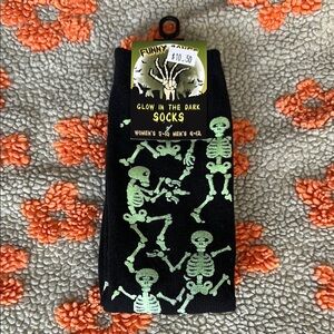 Glow in the Dark Socks - Black and Green